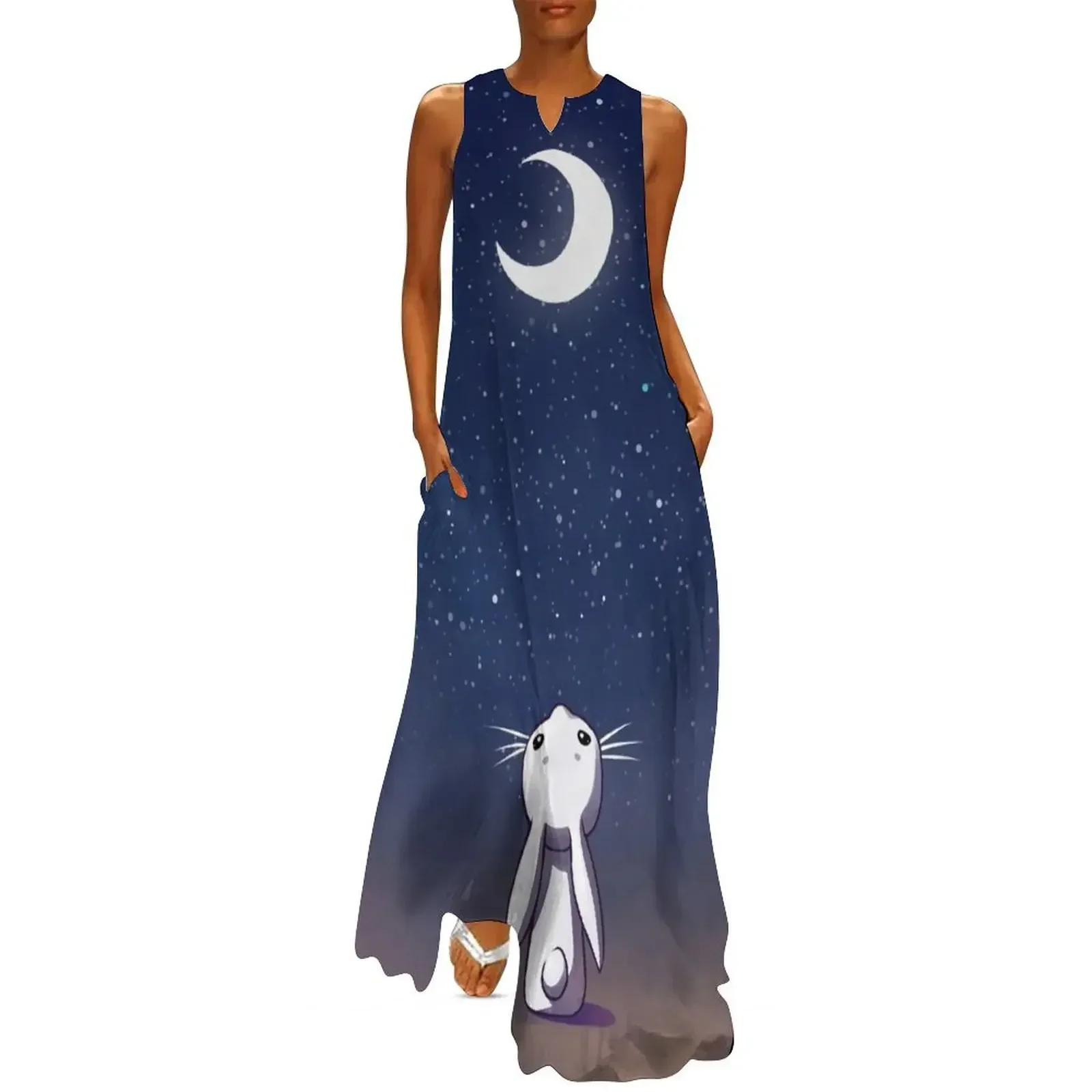 

Moon Bunny Long Dress women's fashion dresses dresses for womens 2025 Long dresses Woman clothes Dress