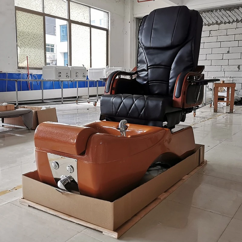 

Spa Electric Foot Bath Sofa Chair Reclining Foot Bath Spa with Basin Foot Chair Multifunctional Nail Art Eyelash Sofa