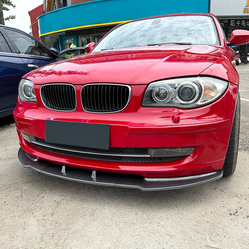 Front Bumper Lip Spoiler For BMW 1 Series E81 E82 E87 E88 LCI 2008-2011 Front Bumper Protector Lower Blade Splitter view 6
