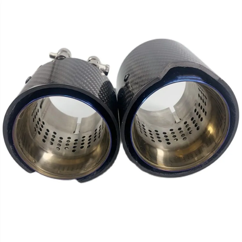 

1 шт. впускной отверстие 60 мм/63 мм/67 мм/70 мм, длина 93 мм, 90 мм, насадки из углеродного волокна, выхлопная труба M, глушитель для BMW M2 M3 M4