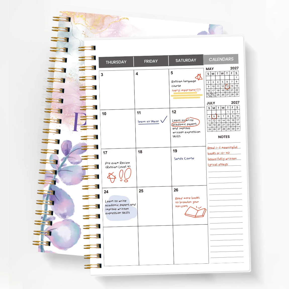 1PC A5 Monthly Planner, 2-Year - Meal Plan Notepad review and price