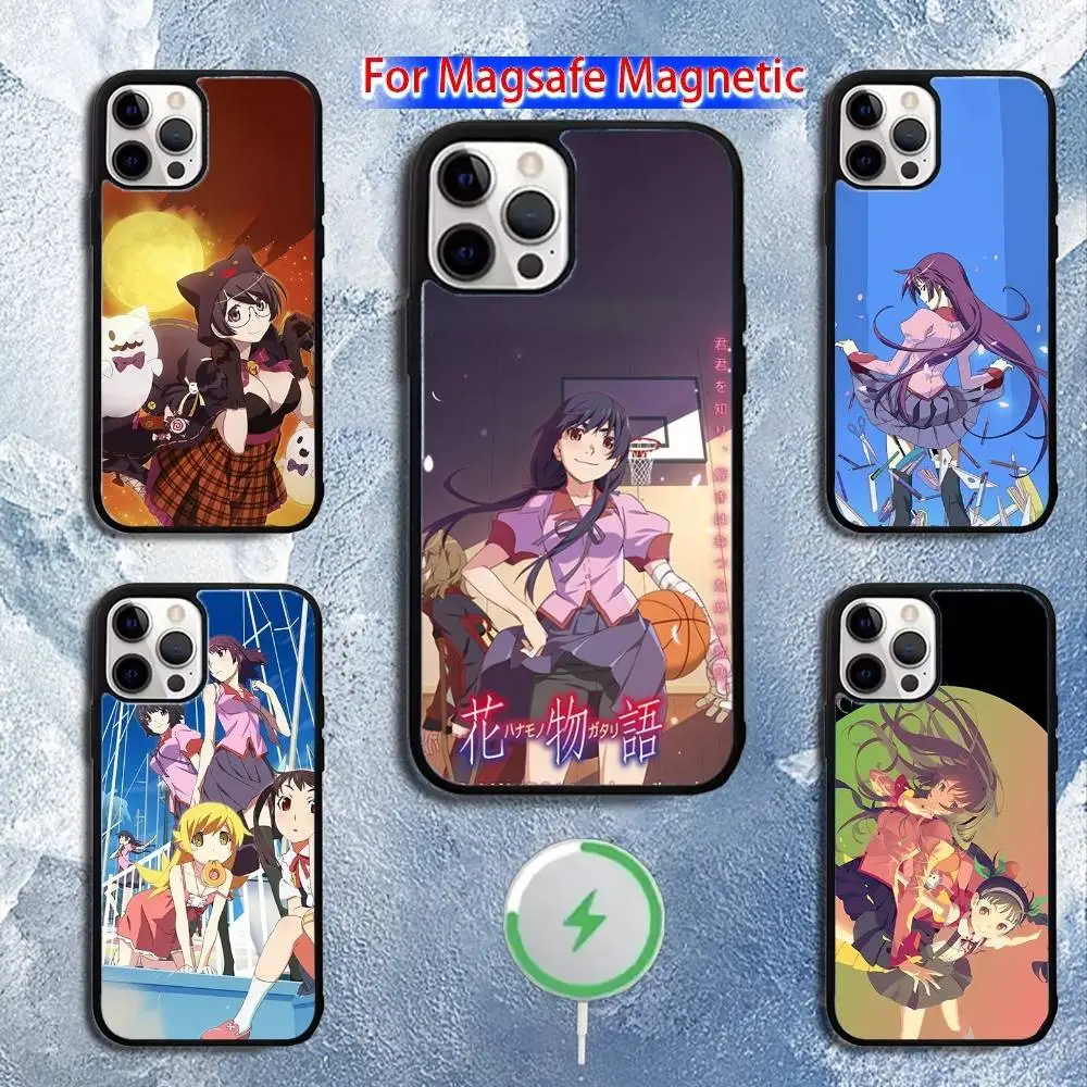 

Anime Monogatari S-Series Phone Case For iPhone 16,15,14,13,12,11,Pro,Max,Plus,Mini,Magsafe,Magnetic Wireless Charging Case