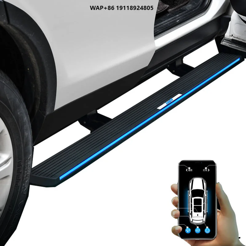 

Retractable Led Light Power Automatic Electric Pedal Car Running Board Auto Side Steps for X5 X6 X7 Q5 Q7 Ranger Rover