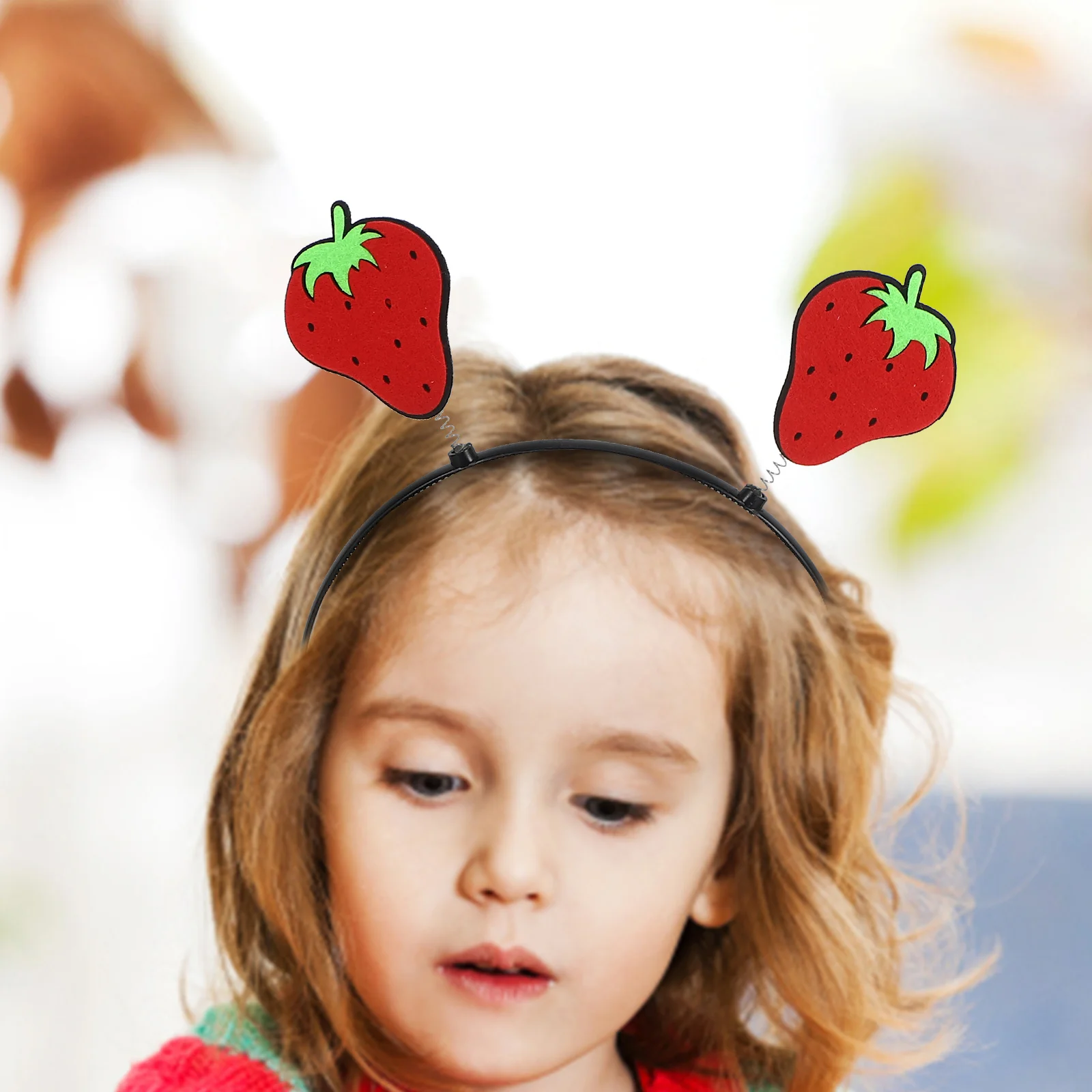 

6pcs Watermelon Headb Cute Hair Accessories for Kids Soft Material Bright Colors Party Supplies Birthday Decorations Fruit