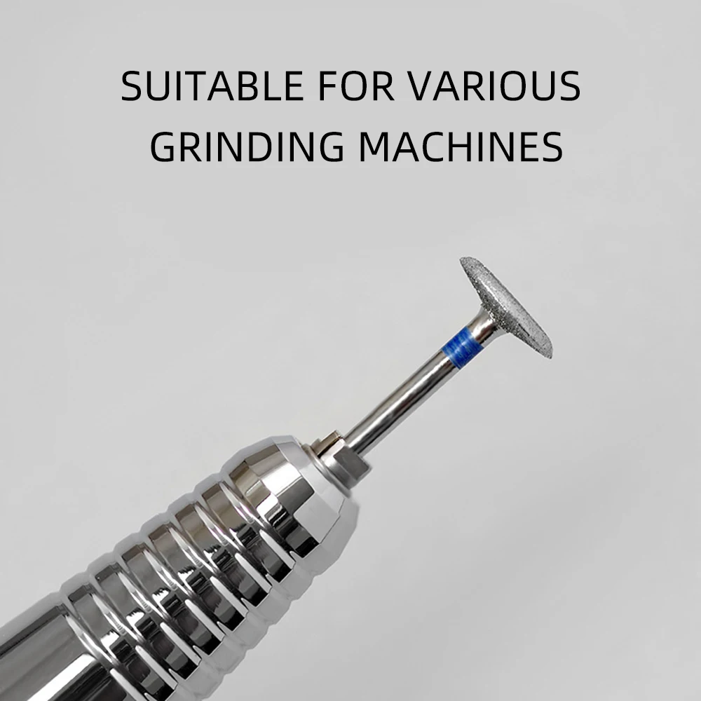 Tête de meulage mince améliorée en forme de T, 42mm10mm10mm, foret à ongles Durable et facile à polir pour manucure 1 pièce