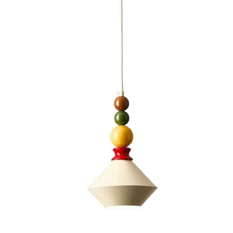 Color bedroom bar chandelier, bedside corridor aisle window restaurant cream style small chandelier