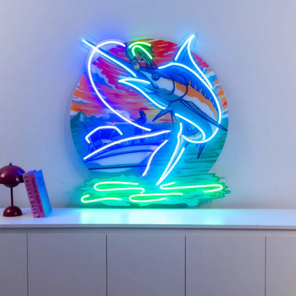 Manufacturer's Direct Supply of LED Neon Lights, Living Room, Bedroom Wall Decoration, Atmosphere Layout