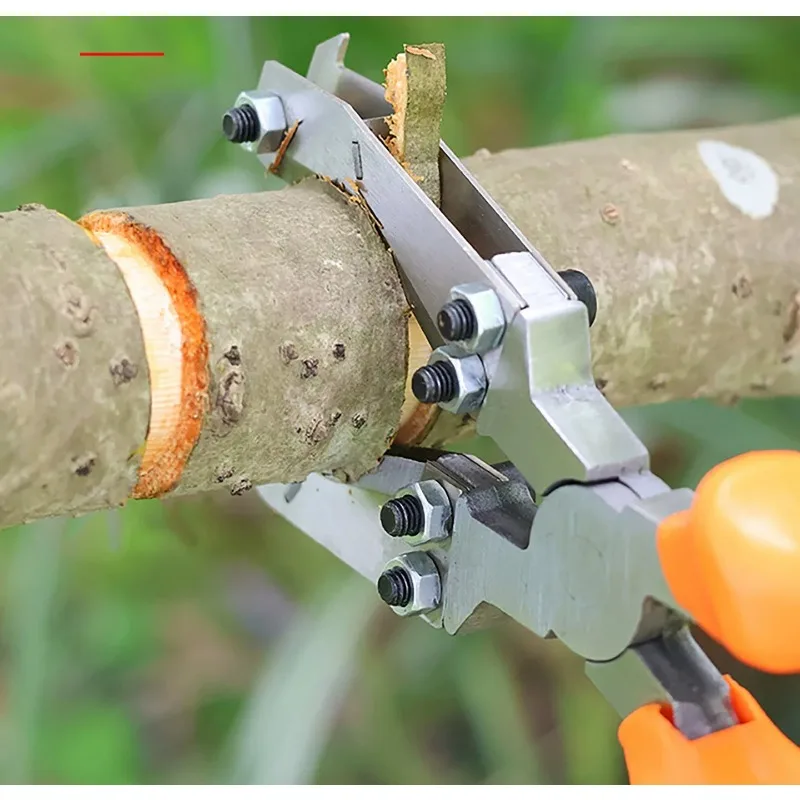 Fruit Tree Ring Shears Bonsai Branch Cutter Single/Double Hole Ring Stripping Tongs Cutting Plier Garden Pruning Tools