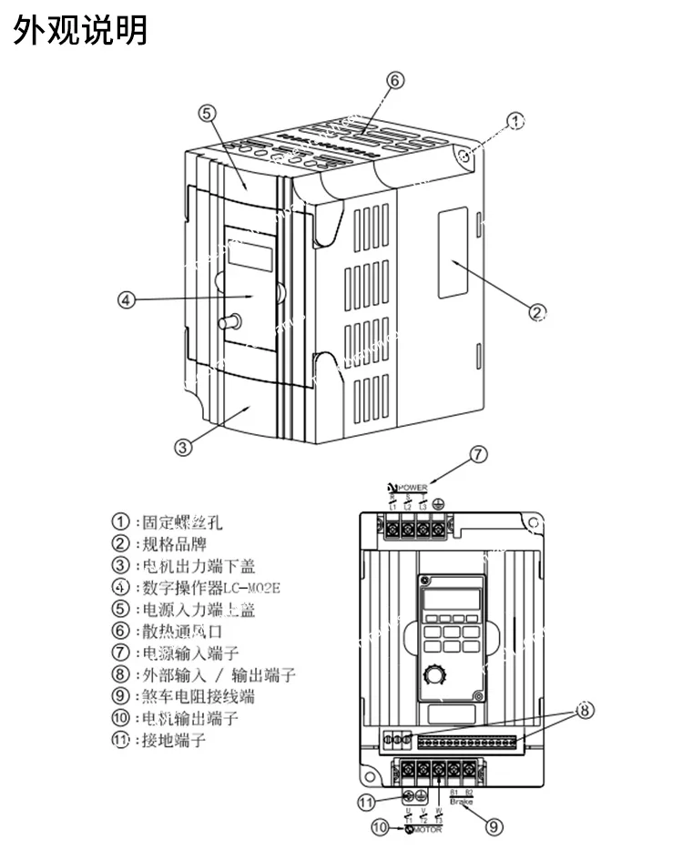 Original system frequency converter vfd004m21a vfd007m21a vfd015m21a/220v1.5/0.75 kw