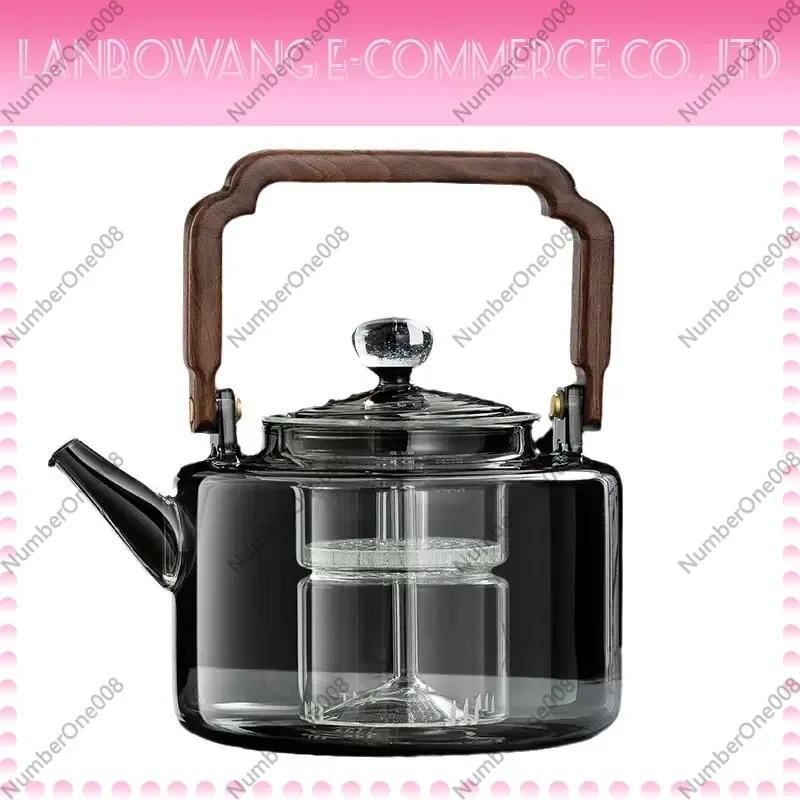 Electric Ceramic Stove Tea Kettle Set Heat-Resistant Glass Side Handle Teapot Water Boiler Home