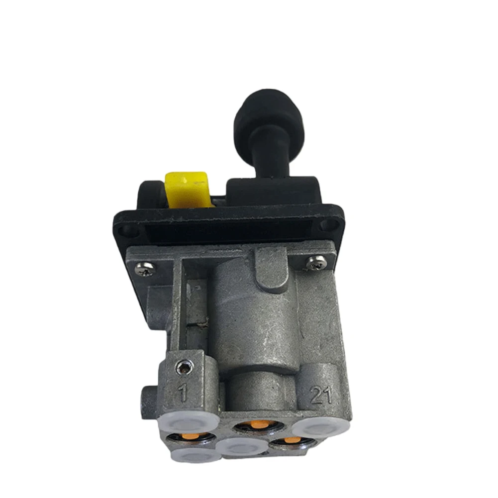 Replacement Part Dump Truck Air Valve Black Air Lifting, Mid-stop And Lowering Control Precise Return Oil Volume Adjustment