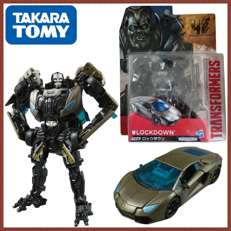 

In Stock Takara Tomy Transformer Movie 4 AOE AD Series AD-26 Class D Lockdown Action Figures Robot Collectible Figures Gifts