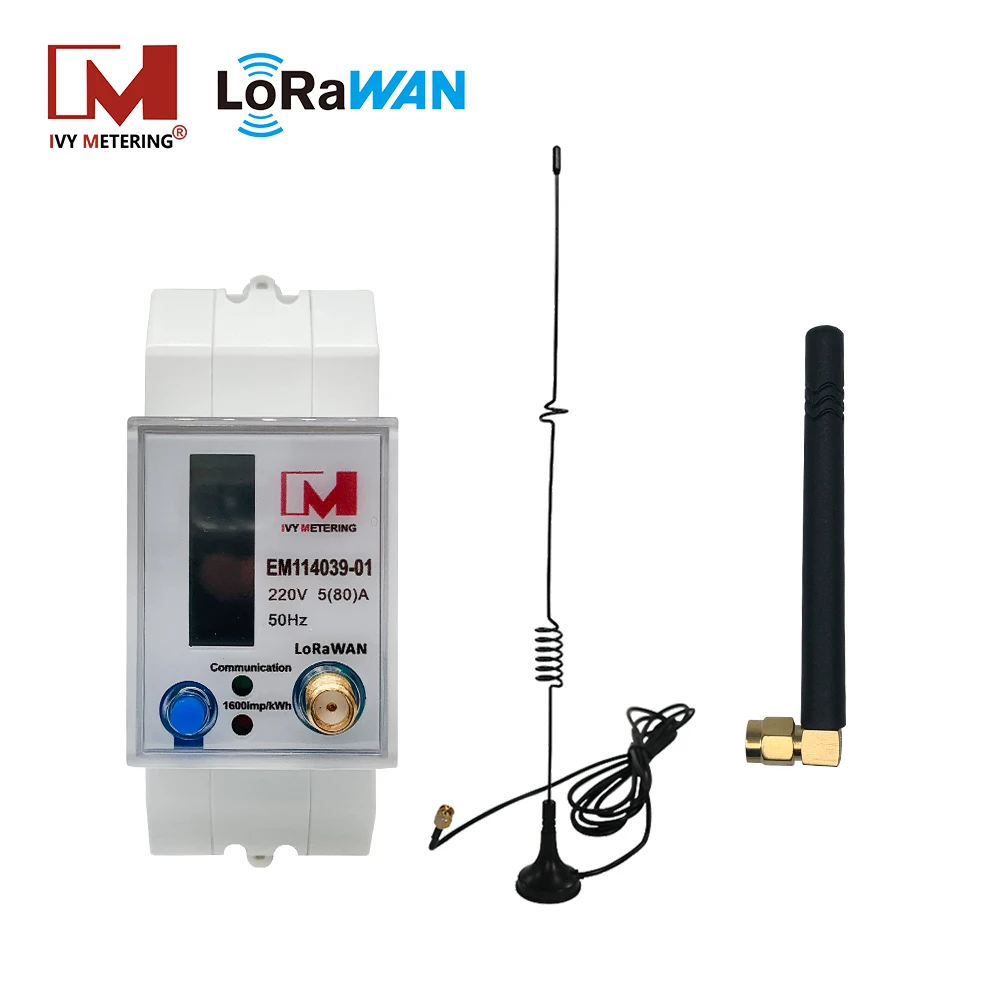 Medidor de Protocolo de Comunicação Lorawan Lora Wan Monofásico Lorawh Em11403901 02 Módulo Kwh