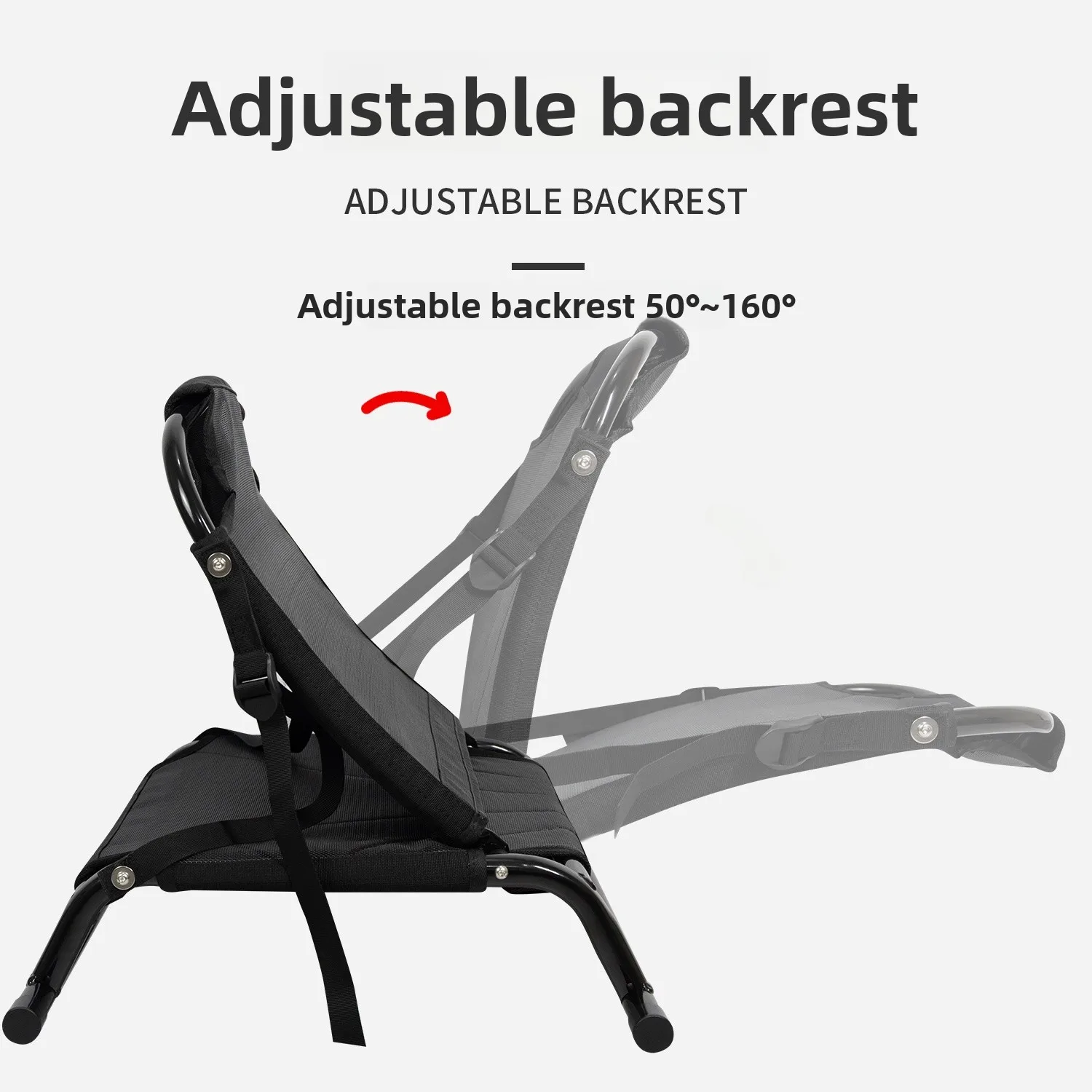 مقعد كاياك معدني قابل للتعديل كويتسو، كرسي صيد قابل للنفخ، معدات رياضات مائية للتخييم والسفر في الهواء الطلق #4