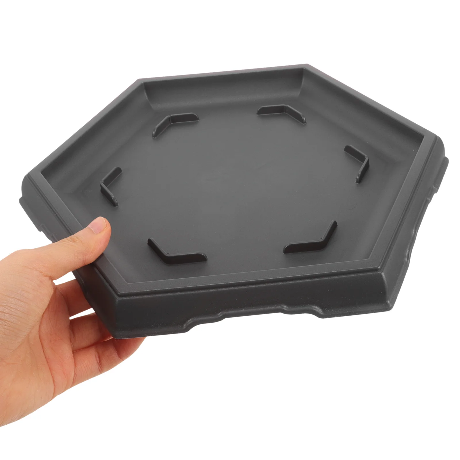 

2pcs Hexagonal Plant Saucer Plastic Drip For Indoor Outdoor Plants Water Catcher Bonsai Base Flowerpot Drainage Tray Garden