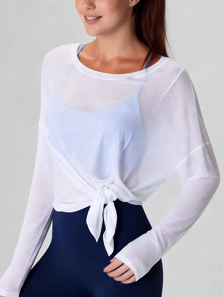 Comfortable & Versatile Women's Loose Fit Long Sleeve T-Shirt | O-Neck Breathable Top for Yoga, Running, Gym & Workout