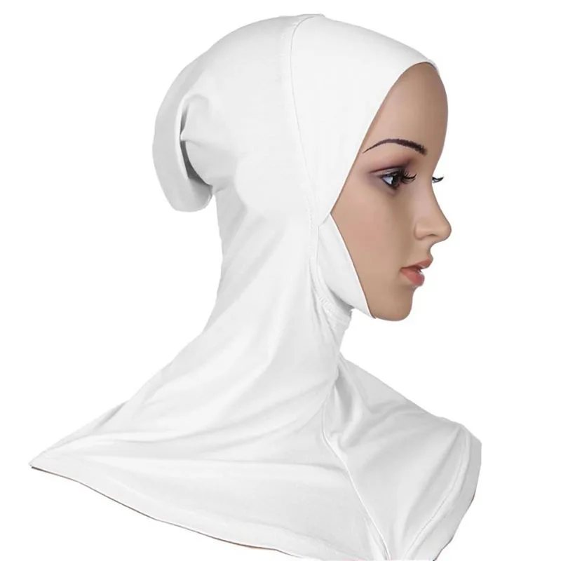 Muslim Modal Cotton Underscarf Head Neck Chin Cover Ninja Islamic Stretchy Jersey Instant Inner Hijab