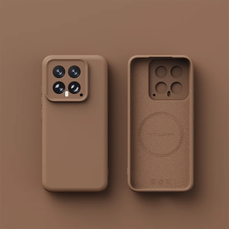 حافظة Magsafe الأصلية من السيليكون السائل لهاتف Xiaomi 15 14 13 Ultra 12 Redmi K80 K70 K60 K50 K40 Pro غطاء شحن لاسلكي مغناطيسي