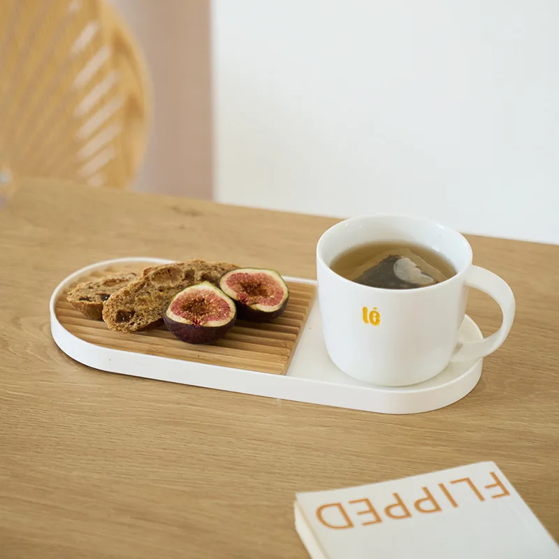 30cm Japanese-style Dessert And Snack Tray. Coffee Shop Storage Tray, Aromatherapy Jewelry And Miscellaneous Items Storage Tray