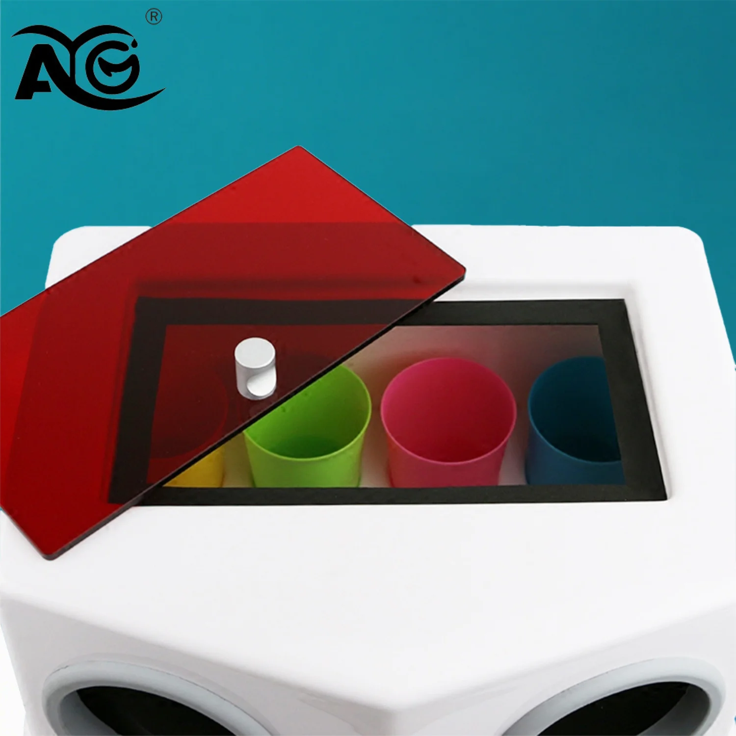 

AG 1PCS Dental Portable manual cleaning darkroom dental X-ray film developing and developing chamber