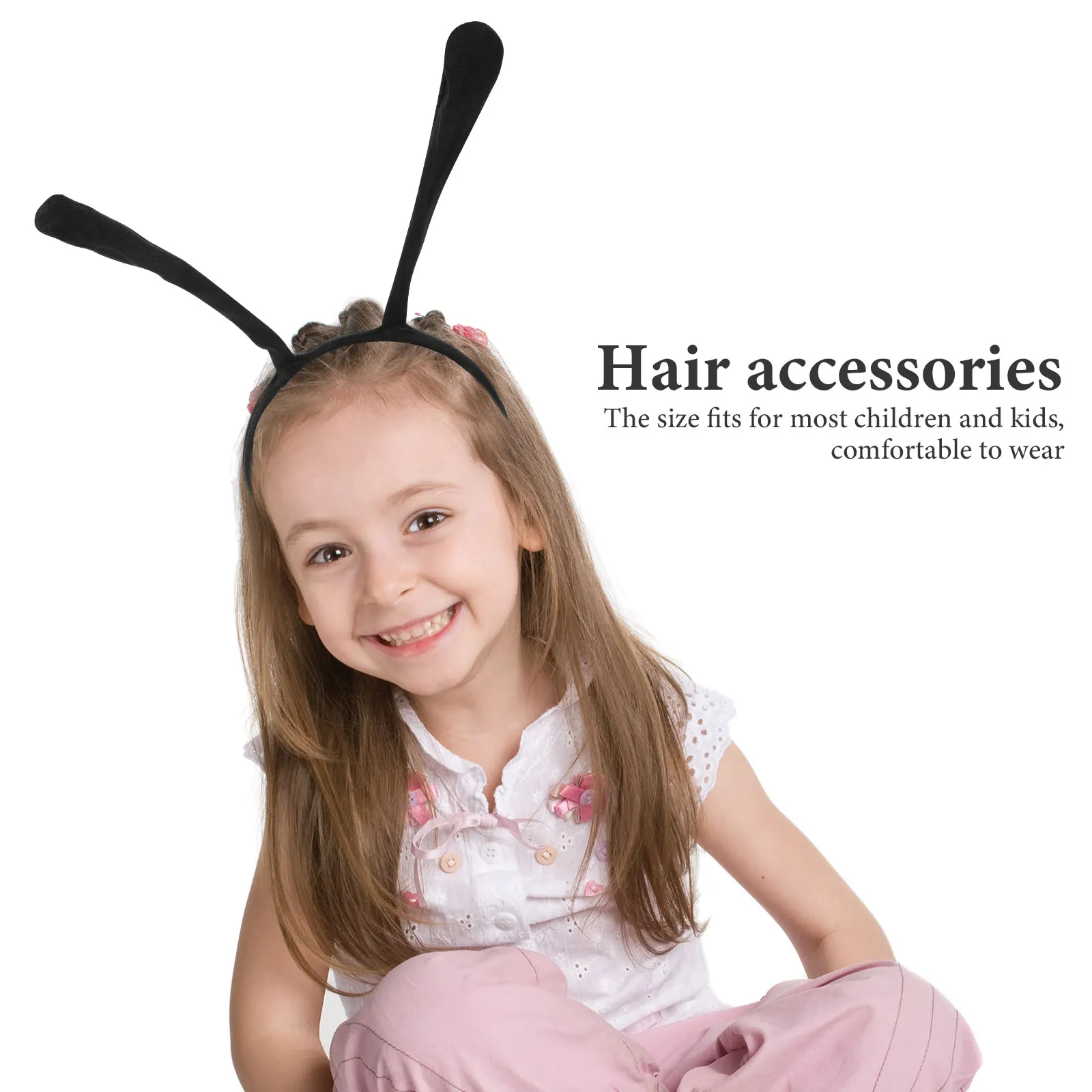 

Bee Headband Kids Accessories Black Antennas Children Hair Bands Hoops Lightweight Non Deformation Costume Parties