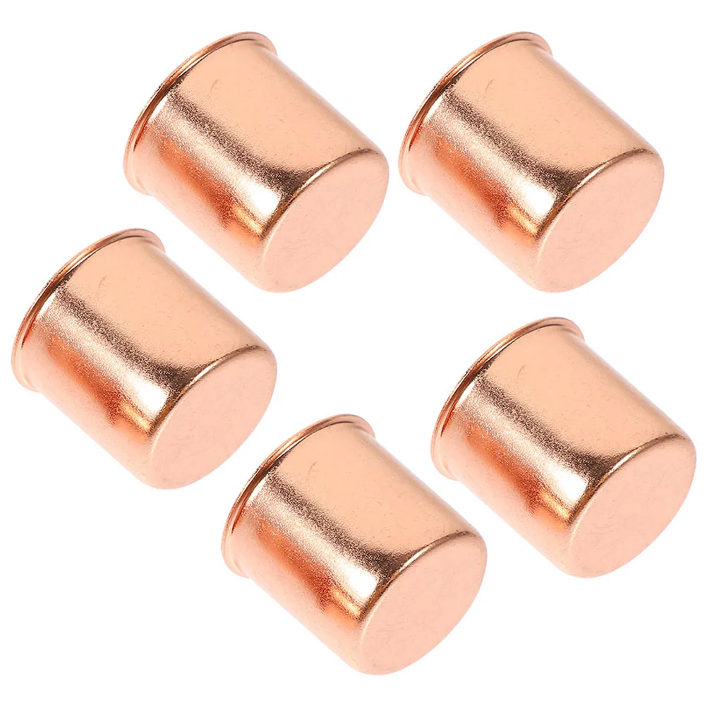 

5pcs Holder Tealight Cup Vintage Alloy Metal Desktop Decor Small Stand For Home Table Wedding Centerpiece