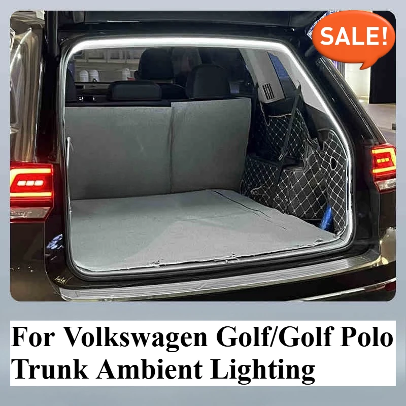 

PoloTrunk Light Светящееся окружающее освещение приветствия - Установка Plug-and-Play Декор для Volkswagen Golf ‌ Гольф ‌ Поло GTI Vento Fox