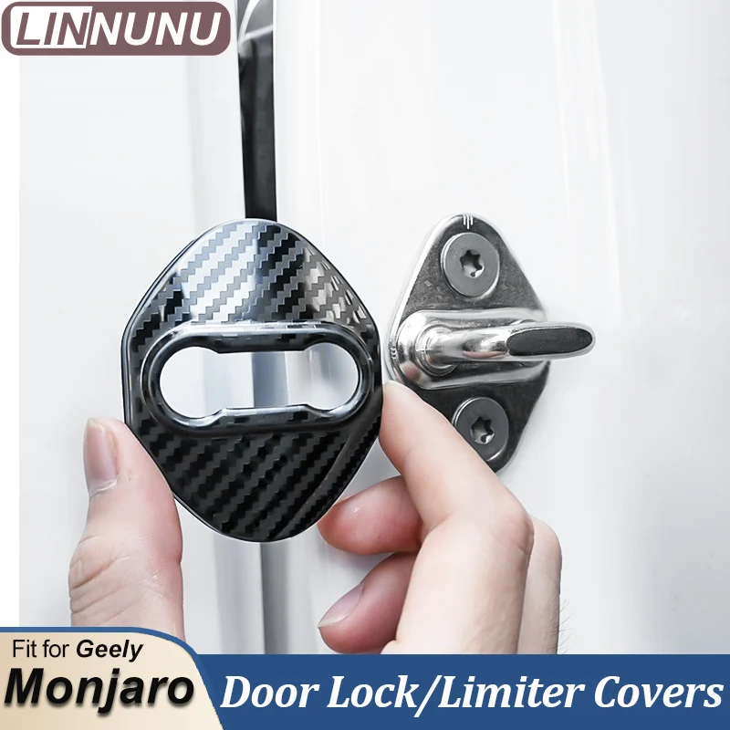 LINNUNU Kx11 GEELY Monjaro Manjaro 2022 2023 Xingyue L fibbia della serratura della portiera dell\'auto tappo a vite protettivo accessori decorativi