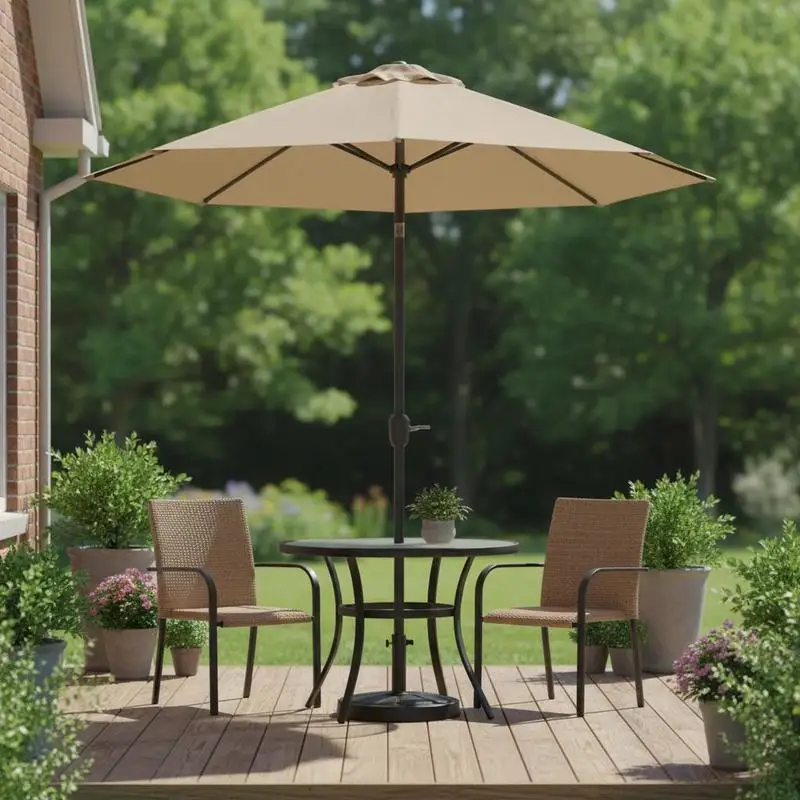

31LBS 18 Inch Round Outdoor Umbrella Base