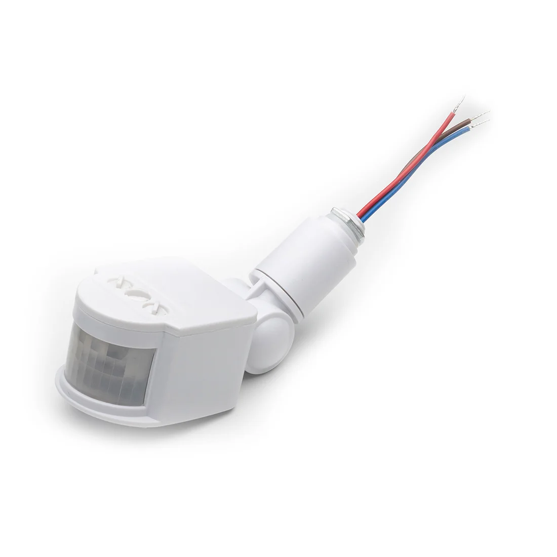 A75K LED Light Motion Sensor Switch PIR Infrared Detector Automatic Movement Detector Auto on Off Outdoor, DC 12V White