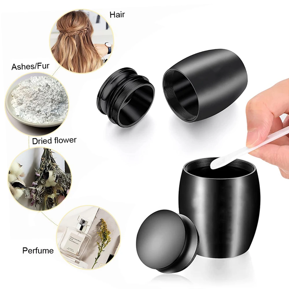  Carving Paw Print Cat Dog Keepsake Urn - Small Urn for Ashes for Pet - Aluminium alloy Cremation Urns for Ashes Metal Urns