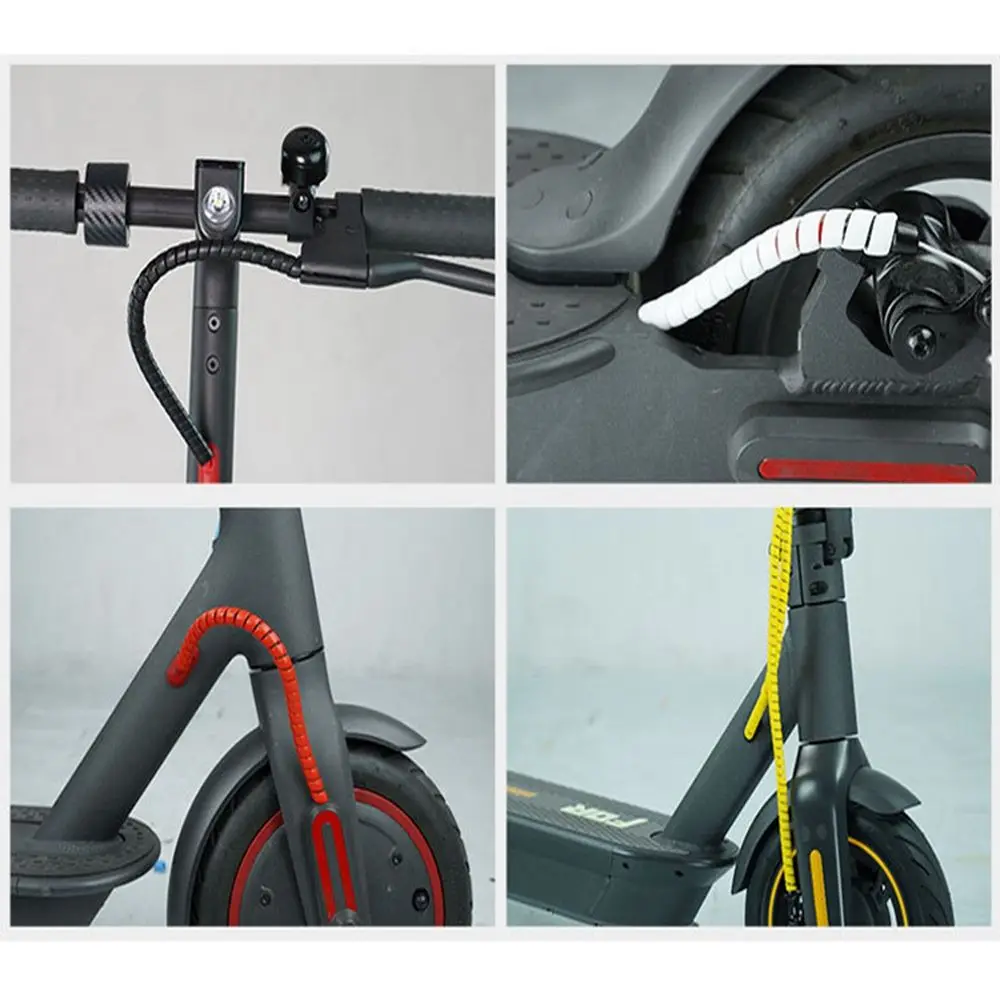 High Quality Wear-resisting Environmental Outdoor Spiral Protection Brake Line Cover Electric Scooter Parts Cable Management