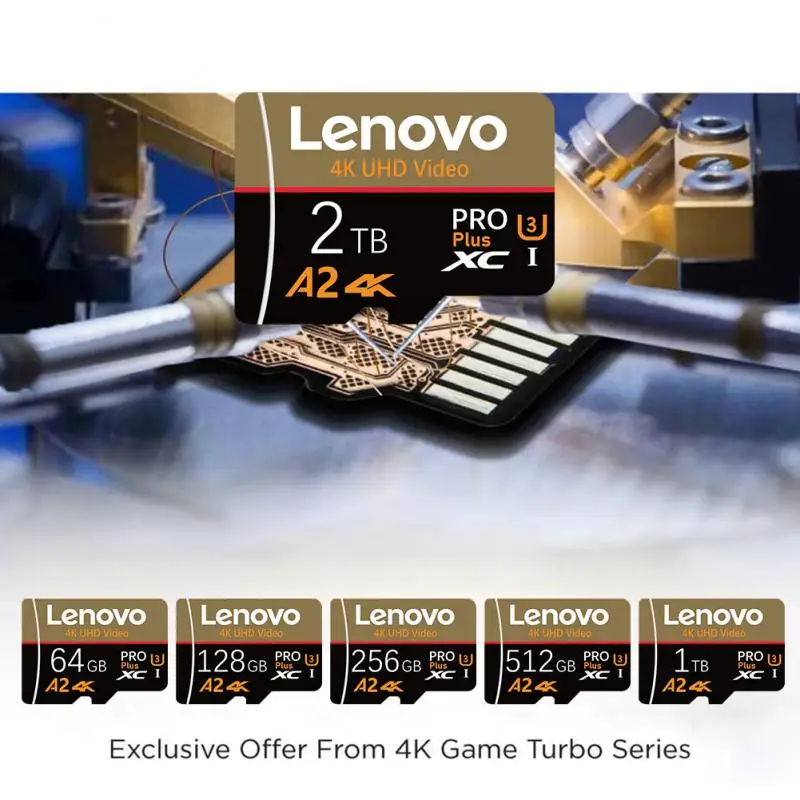 Lenovo Speicher karte Mini 128GB Mikro karte Klasse 10 256GB U3 4K Ultra High Speed SD TF Flash-Karte 512GB 1TB 2TB für Kamera-PC