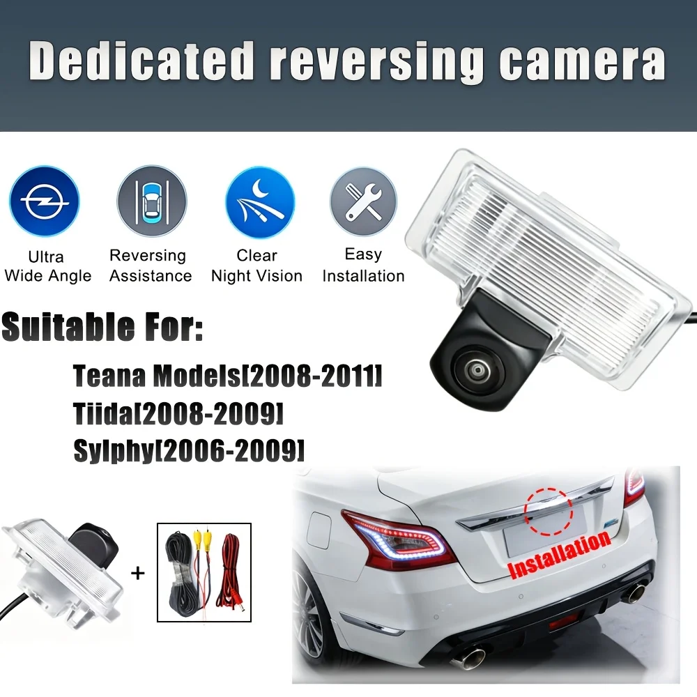 

For 2008-2011 Teana, 2008-2009 Tiida, And 2006-2009 Sylphy Models, Car Rearview Camera/Backup Camera/Car Rearview Camera