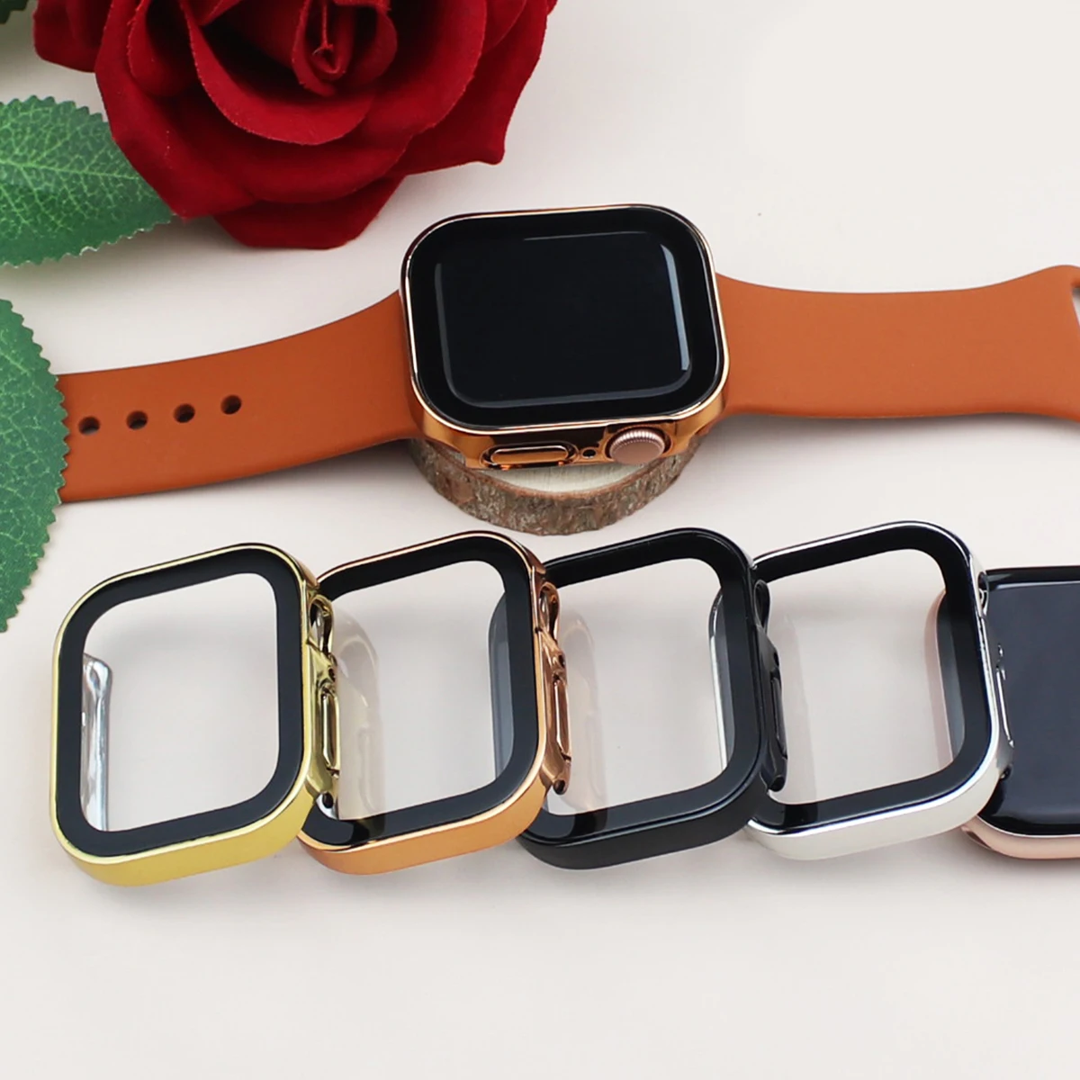 yZ[zhP[X Apple Watch 7 8 9 45 ~[g 41 ~[g 10 46 ~[g 42 ~[gXN[veN^[KX + Jo[op[ iWatch 4 5 SE 6 44 ~[g 40 ~[g