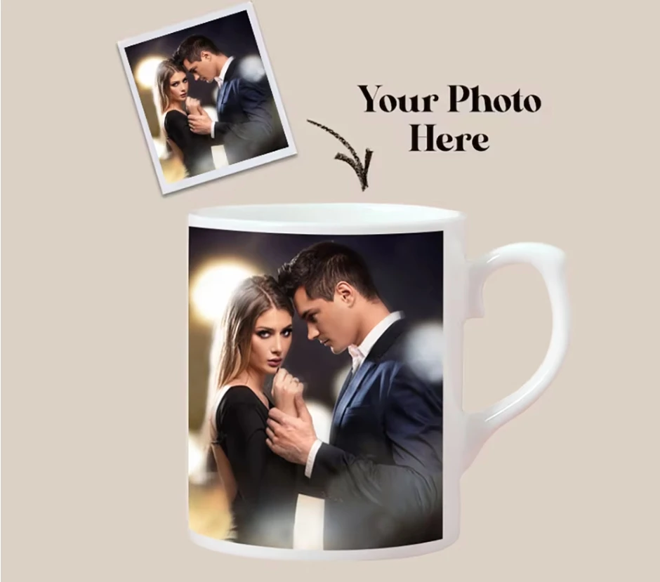 

Valentine's Day Personalised Your Photo Mug Custom Name Image Text Cup,customize Dog Cat Lovers Textname Coffee Mugs Tea Cups