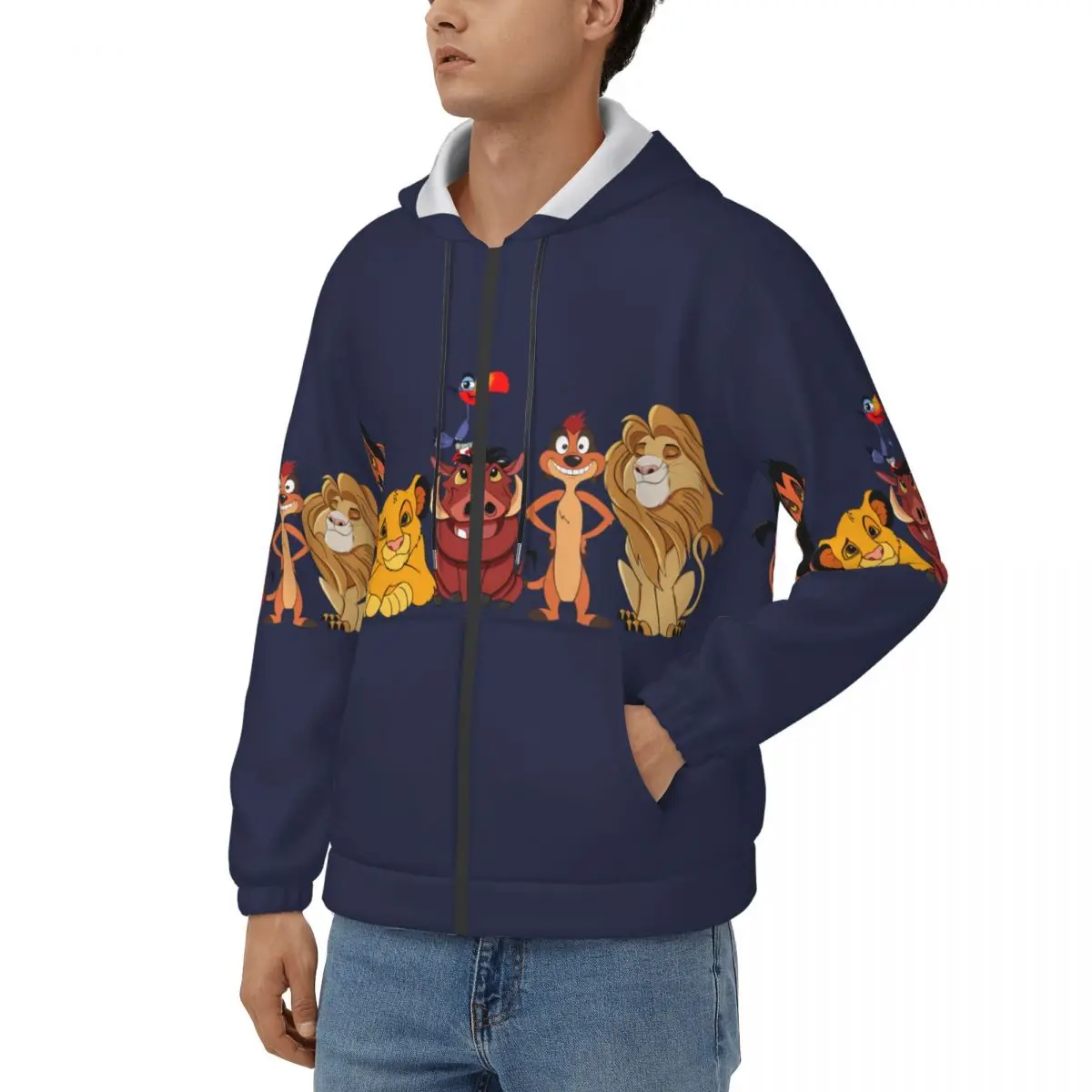 Men's Lion King Hoodie Disney The Lion King Film Clothes Novelty Hoodies Party Clothing