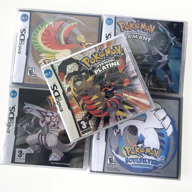 pokemon platinum card set Base Pokmon Booster Pack the Defending Pokmon is now Asleep Pokemon NDS Game Cartridge Box