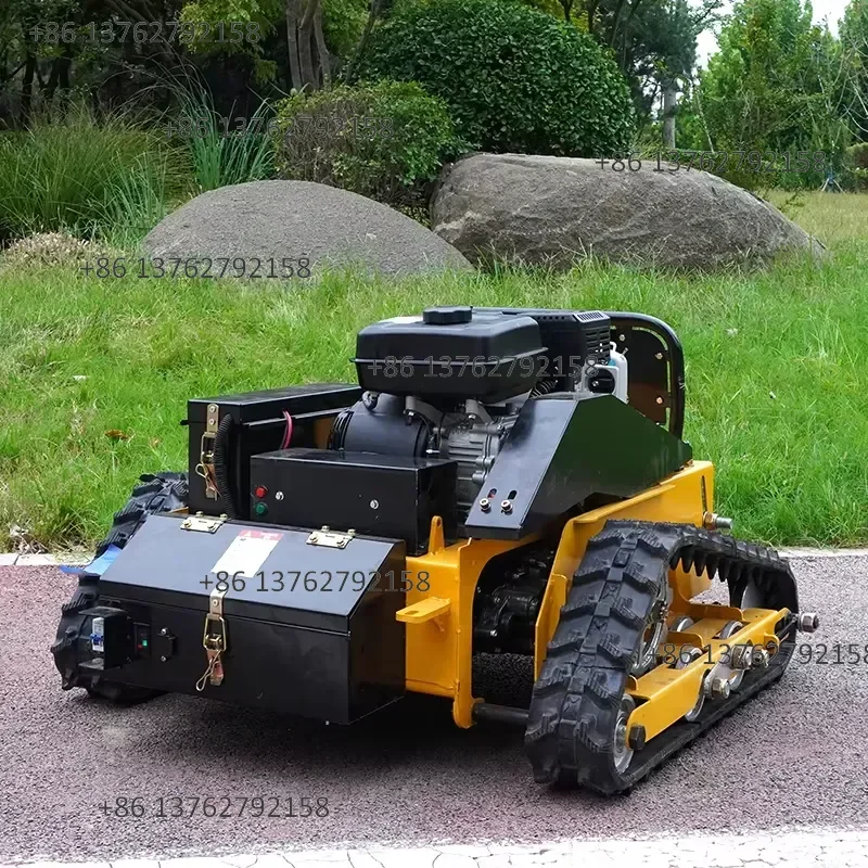 【2026】 High Quality CE Approve Paddy Field Self Propelled Lawn Mower High Quality Remote Control Flail Lawn Mower