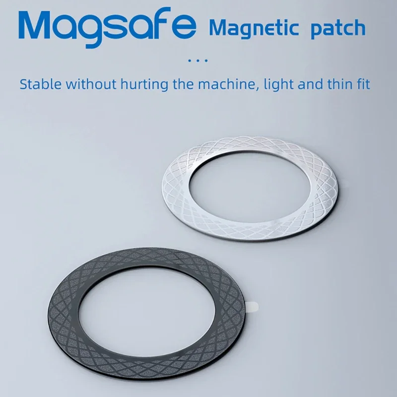 Phone Magnetic Plate Ring Wireless Charging Sheet Sticker For Magsafe Car Cellphone Magnet Holder For iPhone 16 15 14 13 Xiaomi