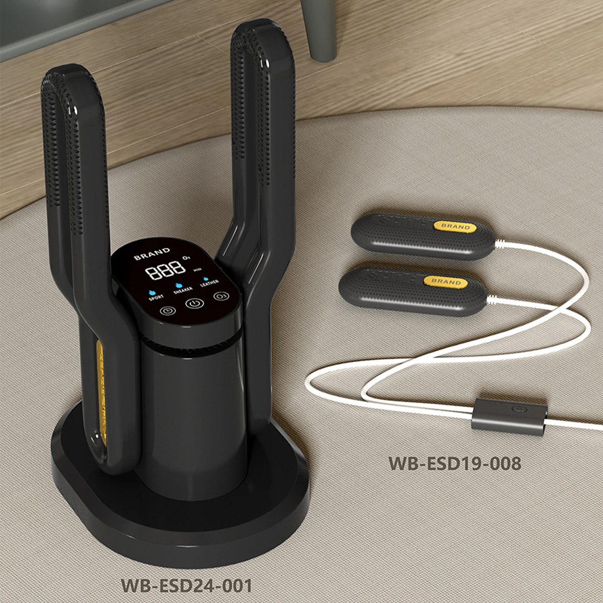 Home Travel Shoe Dryer Intelligent Timing Foldable Portable Boot Sterilizer Regular Drying Electric Shoe Dryers for Home