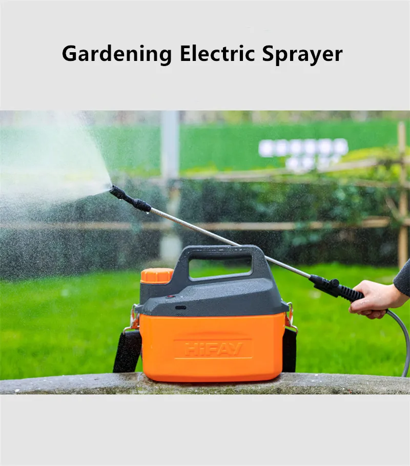 4L Electric Watering Can Gardening Disinfection Lithium Electric Watering Kettle Watering Kettle Sprayer Charging Watering Can