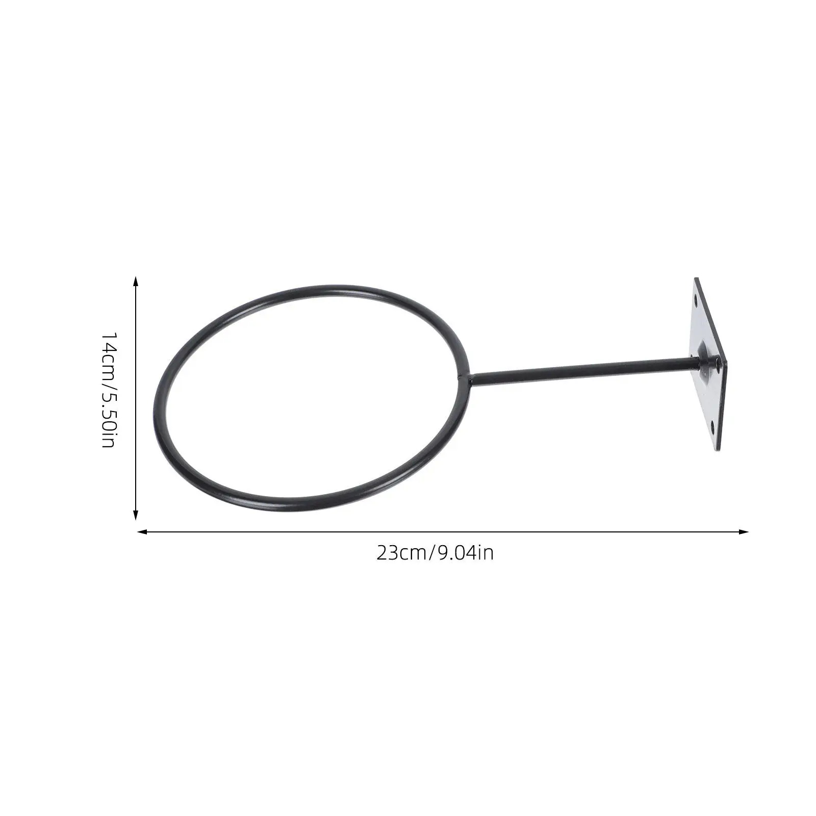 2Pcs Wall Ball Holders Iron Basketball Shelf Football Rack Space Saving Ball Storage Organizer Basketball Storage Rack