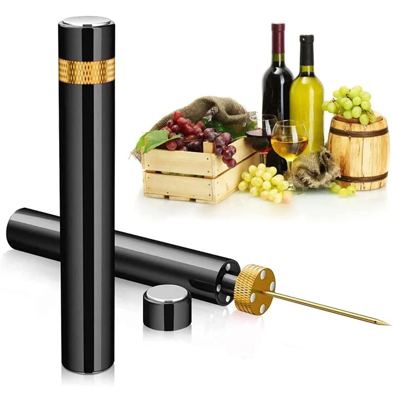 

Mini Wine Opener Travel Portable Pocket Air Pressure Pump Wine Bottle Opener Assemblable Design Corkscrew Quick Wine Corkscrew