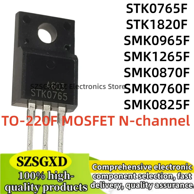 10-20Uds SMK1265F SMK1265 STK1820F STK1820 STK0765F STK0765 SMK0825 SMK0825F SMK0760F SMK0760 SMK0870 SMK0965F SMK0965 TO-220F