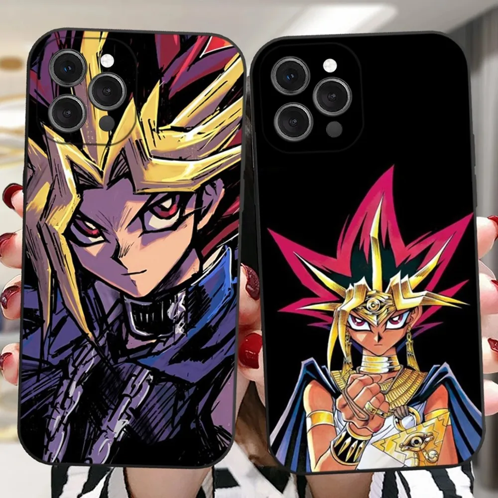 Anime Y-Yu Gi Oh OCG Phone Case For iPhone 16,15,14,13,12,11 Plus,Pro,Max,XR,XS,X,7,8 Plus,SE,Mini Silicone Soft