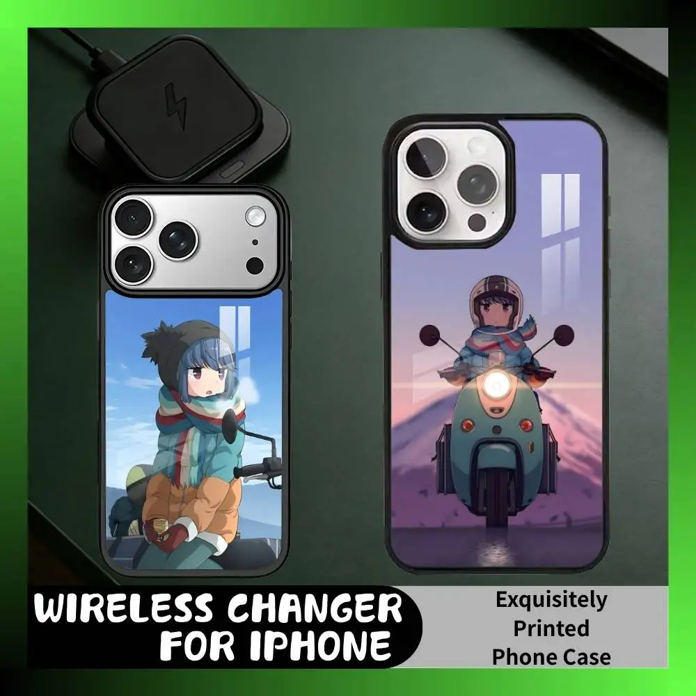 

Rin Ainme L-Laid-Back C-Camp Season3 Phone Case For iPhone17,16,15,14,13 Plus,Pro Max Magnetic For Magsafe Wireless Charging