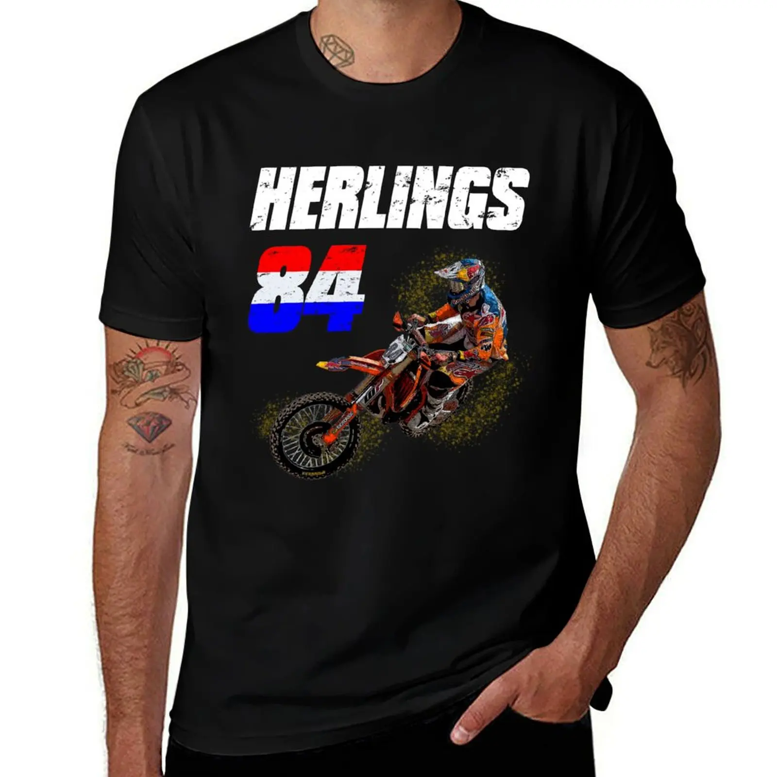 Jeffrey Herlings World Champion #84 Motocross Champion The Bullet Gift Design T-Shirt blacks t shirts for men pack