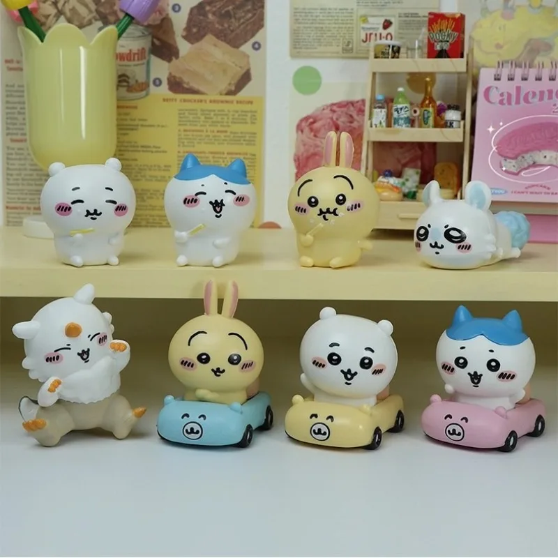 Chiikawa Blind Box  Eating Self-mockery Bear Blind Box Mocking Bear Usachi Yiikawa Car Decorations Figure Room Holiday Gift Toys