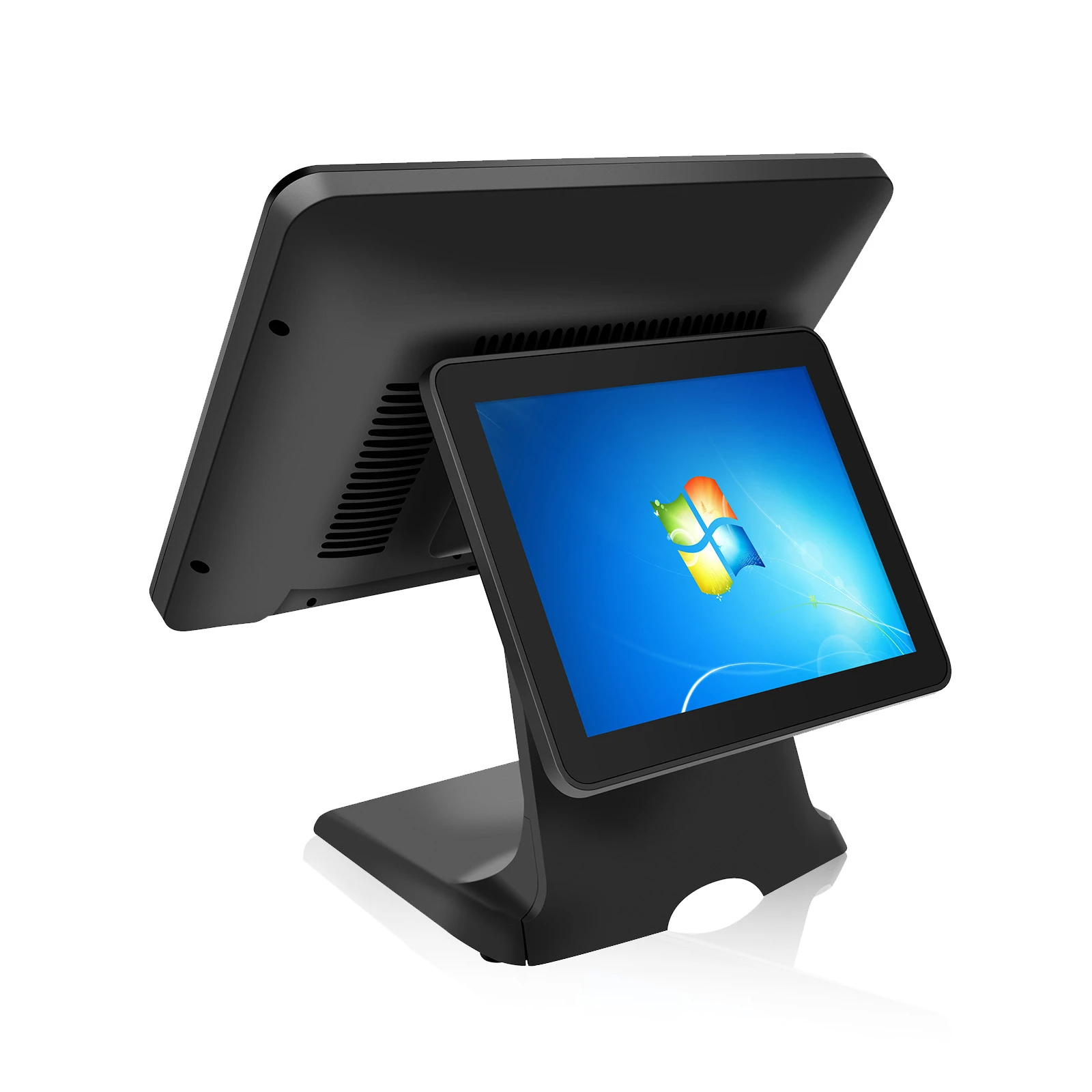 15.6 Inch Pos All In One Capacitive Touch Pos Systems For Restaurant Pos Machine Dual Screen